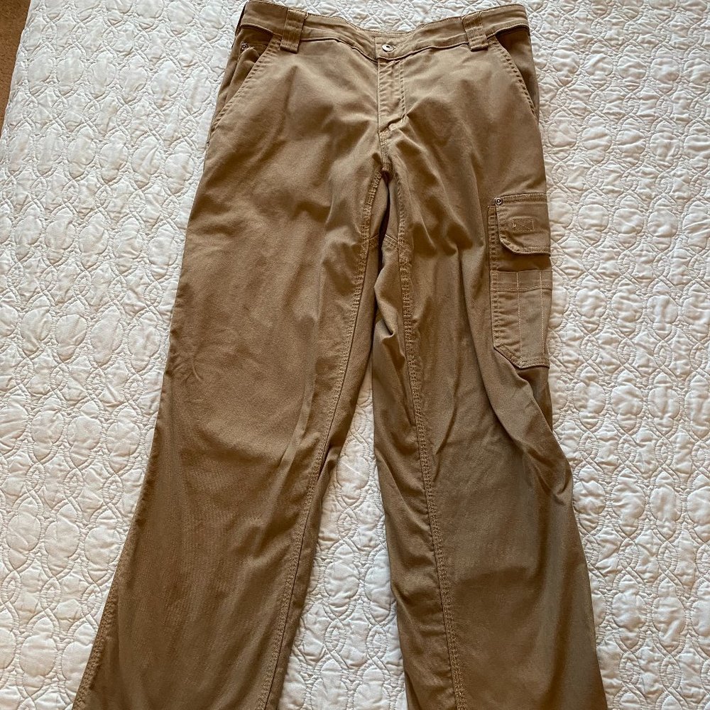 Duluth Trading Co Coolmax Flex Firehose Work Pants (Brown) 34x32